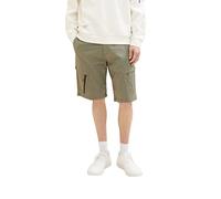 TOM TAILOR Denim Herren Relaxed Fit Cargo Shorts, 10415 - Dusty Olive Green, L
