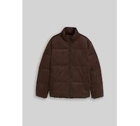 TOM TAILOR DENIM Herren Relaxed Fit Cord Pufferjacke, braun, Uni, Gr. XXL