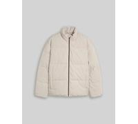 Steppjacke TOM TAILOR DENIM, Herren, Gr. M, beige (dusty beige), Web, Obermaterial: 90% Polyester, 10% Polyamid. Futter: 100% Polyester, regular fit taillenbedeckt, elastischer Bund, Jacken Steppjacke
