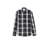 Denim Tom Tailor - Relaxed Fit Hemd mit Karomuster navy wool white check - Gr. - L