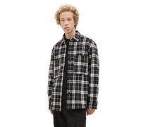TOM TAILOR Denim Herren Relaxed Fit Overshirt Jacke aus Fleece