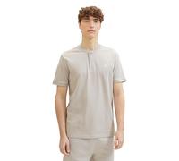 Tom Tailor Denim Herren Relaxed Fit Poloshirt im Washed-Look, 11754 - Light Dove Grey, L