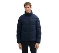 TOM TAILOR Denim Herren Relaxed Fit Puffer Winter-Jacke mit Stehkragen,10668 - Sky Captain Blue, XL