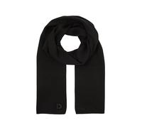 Denim Tom Tailor - Basic Schal mit Logo-Stickerei black - Gr. - OS