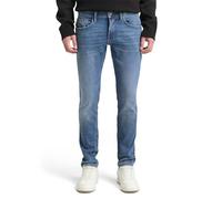 TOM TAILOR DENIM - Skinny Culver Jeans mit Bio-Baumwolle Used Light Stone Blue Denim 31/34