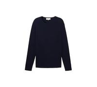 TOM TAILOR Denim Herren Strickpullover aus Baumwolle, 10668 - Sky Captain Blue, L