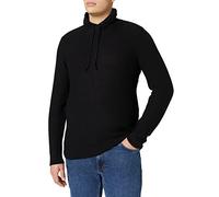 TOM TAILOR Denim Herren Strukturiertes Sweatshirt aus nachhaltiger Baumwolle 1028388, 29999 - Black, L