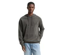 Denim Tom Tailor - Overdyed Hoodie Sweatshirt black - Gr. - XL