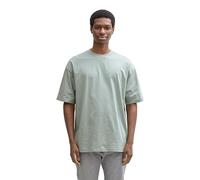 Denim Tom Tailor - Oversize T-Shirt mit Rückenprint light ice blue - Gr. - XXL