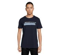 TOM TAILOR Denim Herren T-Shirt mit Logo-Print aus Bio-Baumwolle