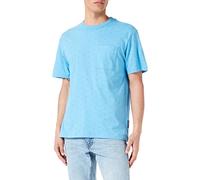 TOM TAILOR Denim Herren T-Shirt mit Pünktchen-Muster 1035845, 31350 - blue small shapes print, XL
