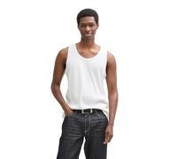 TOM TAILOR DENIM - Ripp Tanktop aus Baumwolle White XL