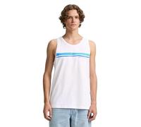 Denim Tom Tailor - Tanktop mit Print white - Gr. - L
