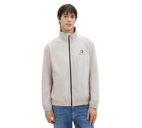 Tom Tailor Denim Herren Windbreaker Blouson Jacke mit Stehkragen, 11754 - Light Dove Grey, XL