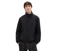 Tom Tailor Denim Herren Windbreaker Blouson Jacke mit Stehkragen, 29999 - Black, M