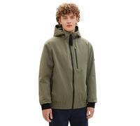 Tom Tailor Denim Herren Windbreaker Jacke mit Kapuze, 10415 - Dusty Olive Green, L