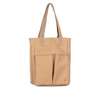 Tom Tailor Denim Damen Shopper Tasche Jelena M 33 cm – Reißverschluss, Camel Braun
