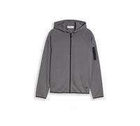 TOM TAILOR Denim - Kapuzen-Sweatjacke grau - Gr. - L