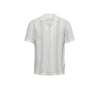 Tom Tailor Denim Kurzarm-Freizeithemd Herren Comfort Fit Baumwolle weiß, M