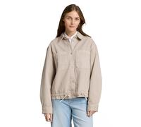 Denim Tom Tailor - Lightweight Jeansjacke mit Kordelzug cloud grey - Gr. - XXL