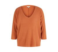 TOM TAILOR Denim Longsleeve in Orange - Größe XS | Damen Tops