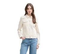 TOM TAILOR Denim Loose Fit Sweatshirt, White red pink Stripe, XS