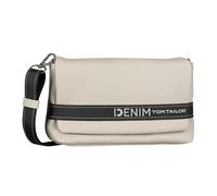 TOM TAILOR Denim Marlow Damen Überschlagtasche Umhängetasche Mittelgroß Grau