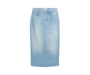 TOM TAILOR Denim - Midi Jeansrock mit recycelter Baumwolle blau - Gr. - XS