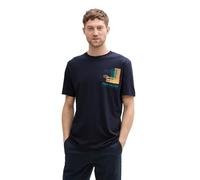 Tom Tailor Denim Mom Fit Jeans Shorts, Acid Washed Blue Denim, XXL