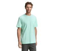 Tom Tailor Regular Fit T-Shirt aus Baumwoll-Mix in Helltuerkis, Größe XXL