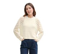 TOM TAILOR Denim Pullover in Creme - Größe M | Damen Pullover Cardigans