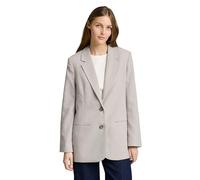Denim Tom Tailor - Regular Fit Blazer mit Paspeltaschen cloud grey - Gr. - M