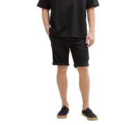 Tom Tailor Denim Regular Fit Chino Shorts mit Gürtel, lightblue mini Houndstooth, XXL