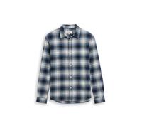 Tom Tailor Denim - Relaxed Fit Hemd mit Karomuster blue shades check - Gr. - L