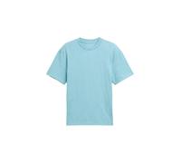 Tom Tailor Denim - Relaxed Fit Jacquard T-Shirt dusty blue leaves jacquard - Gr. - XL