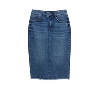 Tom Tailor - Midi-Jeansrock mit Schlitz clean mid stone blue denim - Gr. - 36
