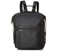 Tom Tailor Denim Rucksack Damen, Schwarz, Zamora, 26x10,5x30 cm, Rucksackhandtasche, Umhängetasche