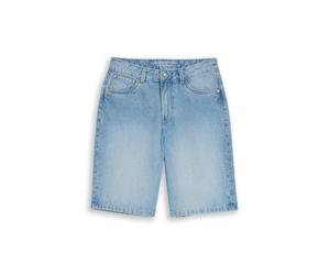 TOM TAILOR Denim - Straight Fit Jeans-Bermuda - Ttelin blau - Gr. - M