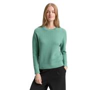 TOM TAILOR Denim Strickpullover mit Rundhalsausschnitt