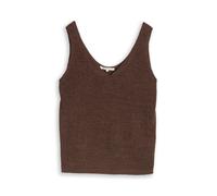 TOM TAILOR Denim - Stricktop mit V-Ausschnitt braun - Gr. - XS