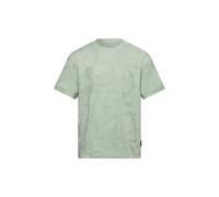 Denim Tom Tailor - Jacquard T-Shirt mit Muster fresh mint green jacquard - Gr. - S