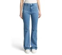 Denim Tom Tailor - TTAVA FLARED Jeans mit aufgesetzten Taschen light stone blue denim - Gr. - 31/32