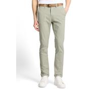 Tom Tailor Denim - TTSLIM Chino Hose mit Gürtel elemental grey - Gr. - 28/32