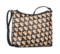 TOM TAILOR Devie Damen Hobo Bag Schultertasche Mittelgroß Schwarz Mix