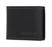 TOM TAILOR- Diego, Herren, Geldbörse Querformat, one size, Schwarz, 12,5x2x9,5 cm