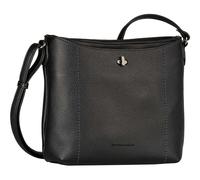 Umhängetasche TOM TAILOR "Elif", Damen, Gr. B/H/T: 28cm x 24,5cm x 10cm, schwarz, Polyurethan, Taschen, fein genarbtes Lederimitat mit edlem Drehschloss und feinem Logo (21756943-0) schwarz