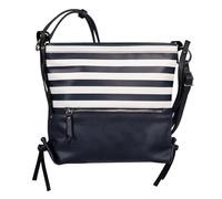 Umhängetasche TOM TAILOR "Elin Mare" Gr. B/H/T: 30 cm x 27 cm x 10 cm, blau Damen Taschen Handtaschen Mittlere Umhängetasche mit frische Blockstreifen im maritimen Look (20398264-0)