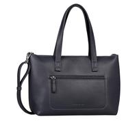 Shopper TOM TAILOR "Elis" Gr. B/H/T: 35 cm x 22 cm x 13 cm, blau Damen Taschen Handtaschen Shopper mit auffälliger Ziernaht ohne Innenfutter (73456263-0)