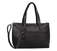 Shopper TOM TAILOR "Elis" Gr. B/H/T: 35 cm x 22 cm x 13 cm, schwarz Damen Taschen Handtaschen Shopper mit auffälliger Ziernaht ohne Innenfutter (59083932-0)