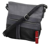 TOM TAILOR Ellen Damen Umhängetasche Crossbody Bag Mittelgroß Schwarz